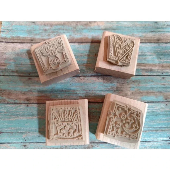 Set of 8 Rubber Stamps-Quick & Cute-Stampin Up-2002 Vintage - Picture 4 of 7
